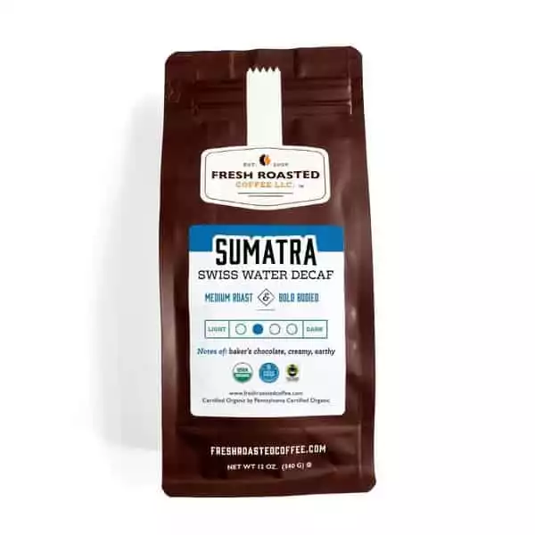 Sumatra Swiss Water Decaf | Fresh Roasted Coffee