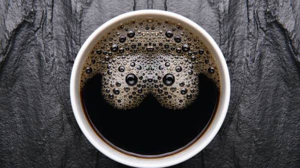 black coffee in cup