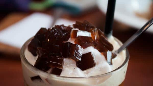 jelly cubes of coffee