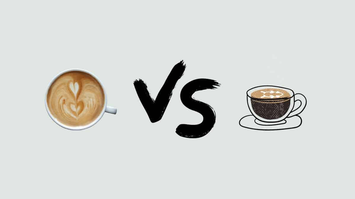 espresso compared to latte