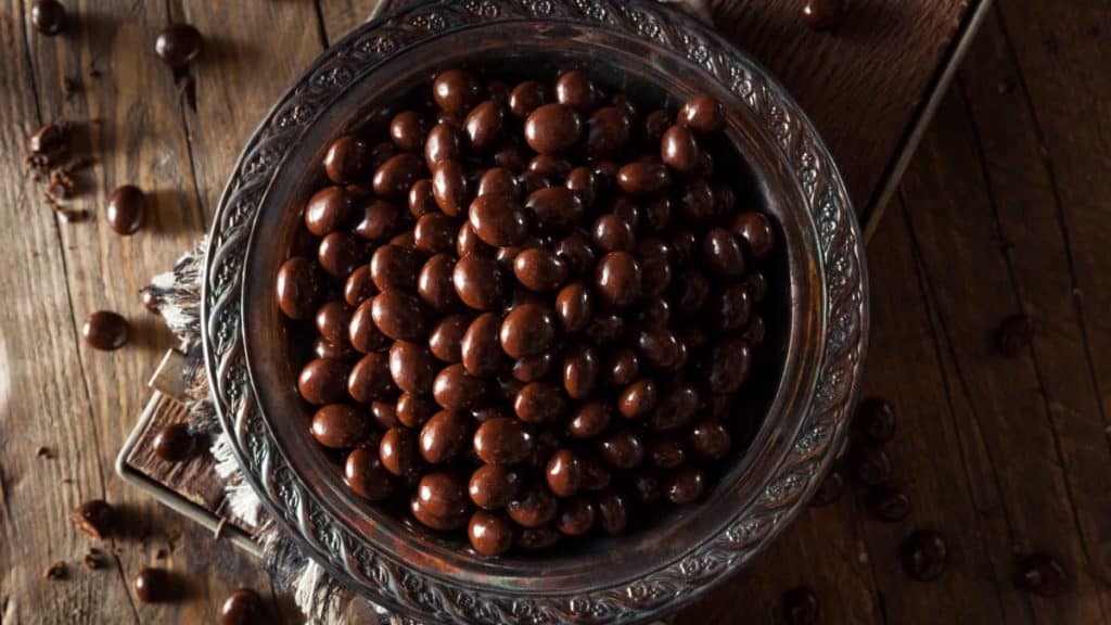 does chocolate covered espresso beans have caffeine