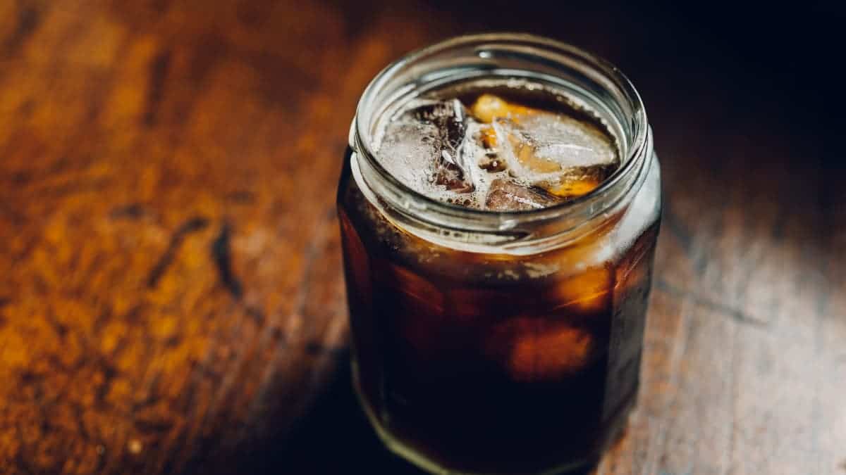 cold brew storied in chiller