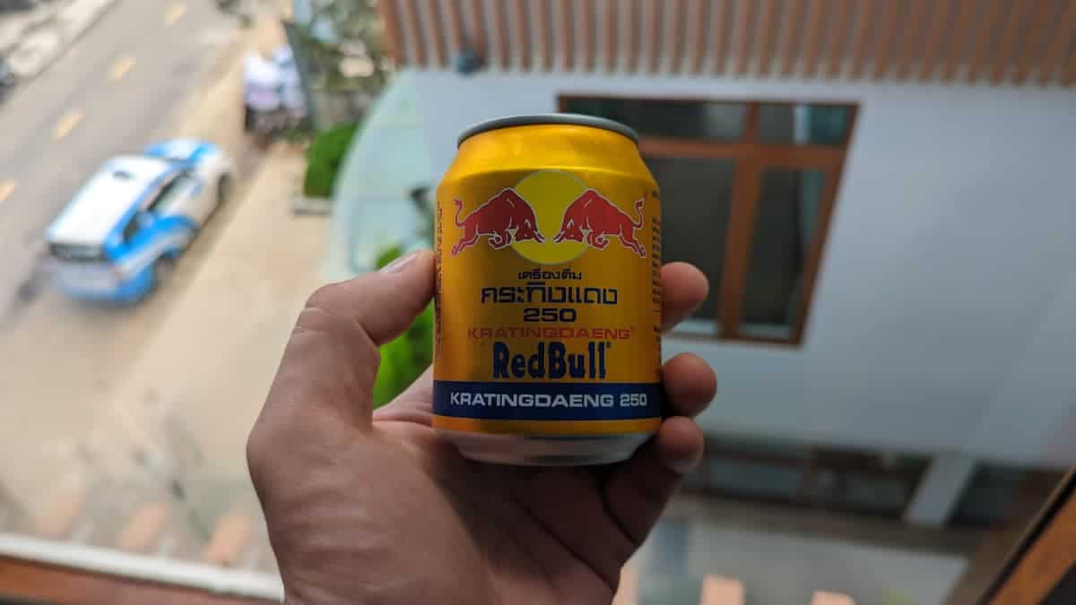 thai red bull caffeine