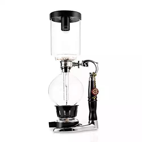 Yama Glass Siphon Vacuum Coffee Maker, 20-Ounce