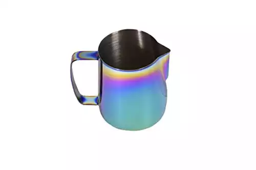 Stainless Steel Milk Frothing Pitcher Spectrum 20 oz Titanium Mirror Finish