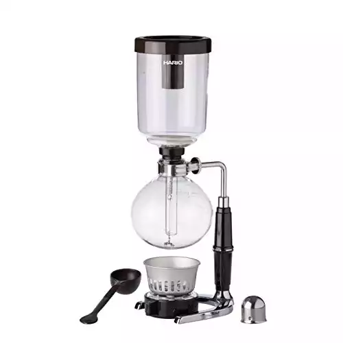 Hario Glass Technica Syphon Coffee Maker, 5-Cup