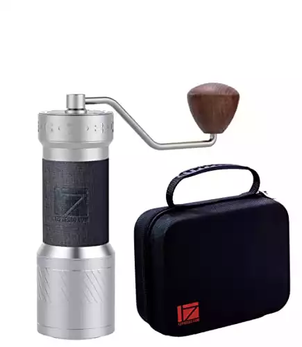1Zpresso K-Plus Manual Coffee Grinder, Magnet Catch, Cup Capacity 40g