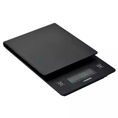 Hario V60 Drip Coffee Scale and Timer, Black