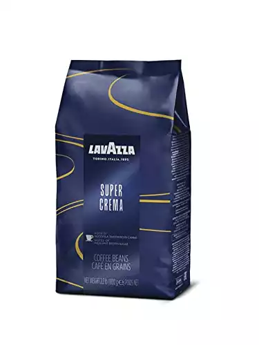 Lavazza Super Crema Whole Bean Coffee Blend, 2.2LB
