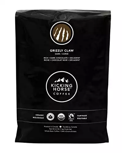 Kicking Horse Decaf | Dark Roast - Certified Organic, Fairtrade, Kosher Coffee