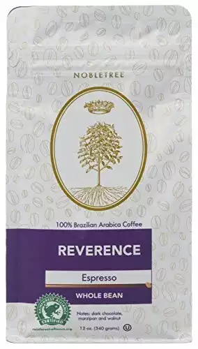 Nobletree Reverence Whole Bean Coffee, Espresso Roast - 12 oz.