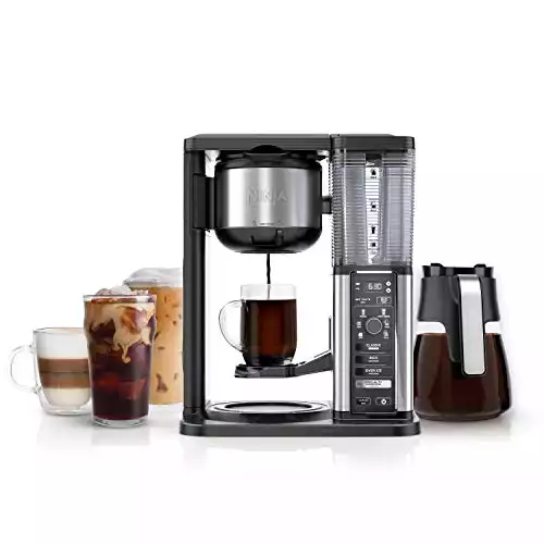 Ninja 10-Cup Specialty Coffee Maker, with 50 Oz Glass Carafe, Stainless Steel