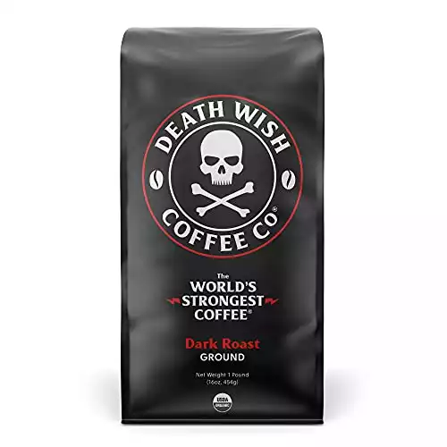 Death Wish Coffee Company Ground Coffee, 16 oz