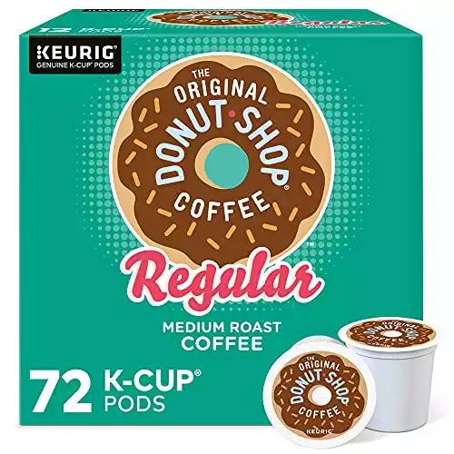 The Original Donut Shop Keurig Single-Serve K-Cup Pods, Medium Roast Coffee, 72 Count