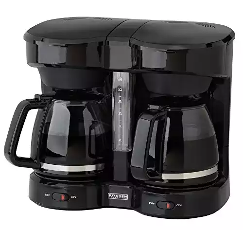 Kitchen Selectives Drip Coffee Maker, 12-Cup, Black