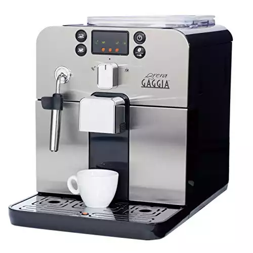 Gaggia Brera Super Automatic Espresso Machine in Black