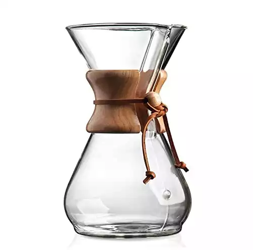 Chemex Pour Over Glass Coffee Maker