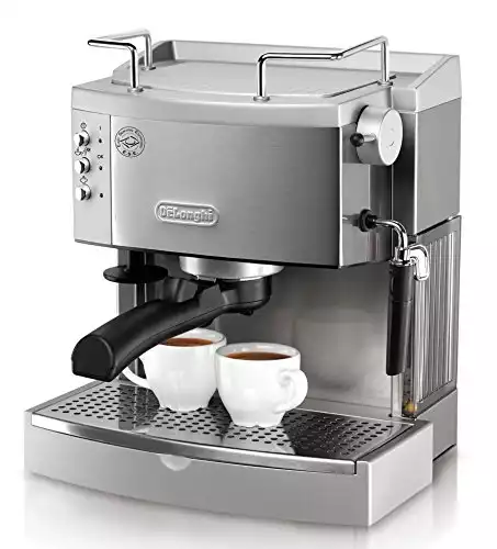De Longhi EC702 15-Bar-Pump Espresso Maker, Stainless